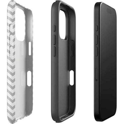 Chevron Heart iPhone 16 Pro Impact Case
